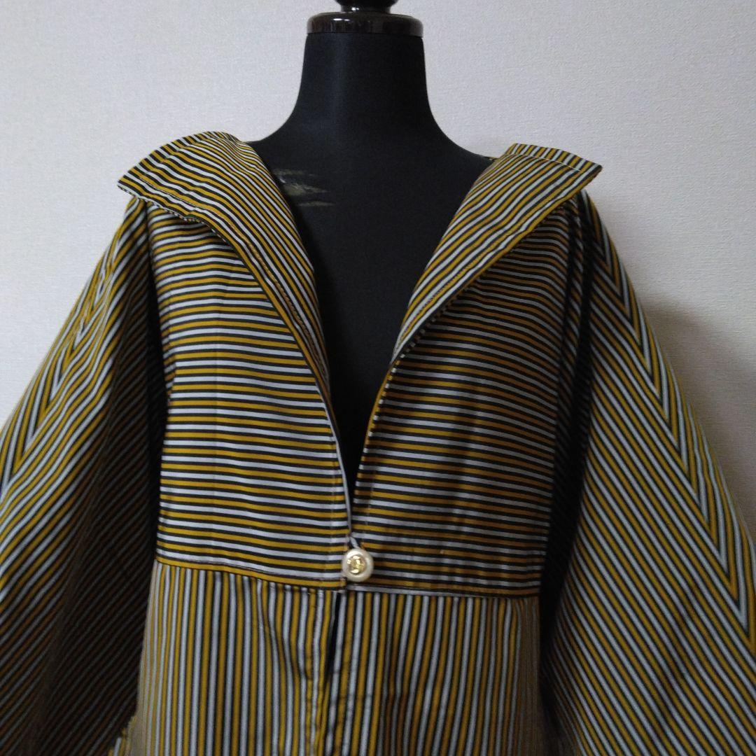 着物リメイク　　ヨーク切り替えハーフコートその他二点