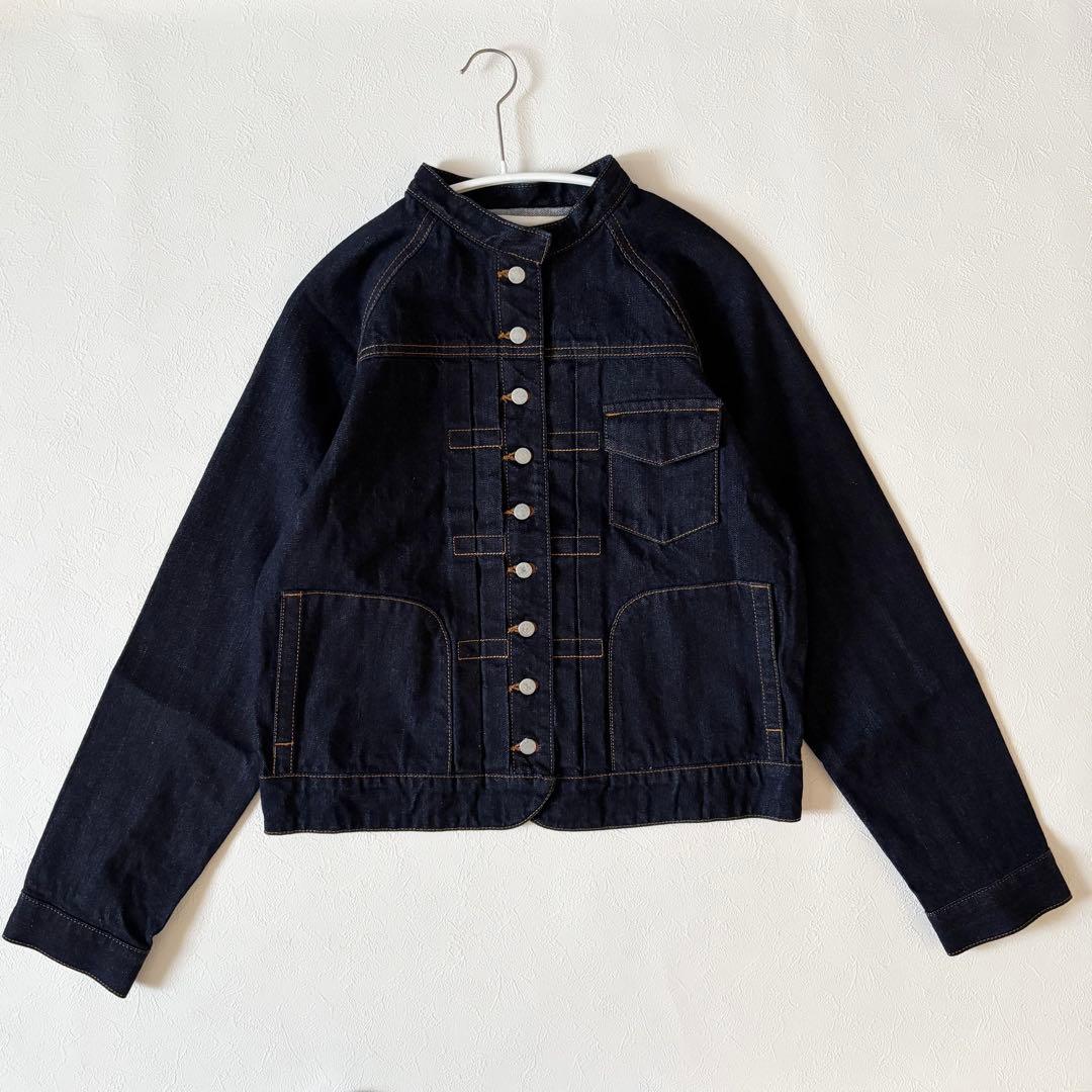 美品　si-si-si comfort BASIC DENIM JACKET