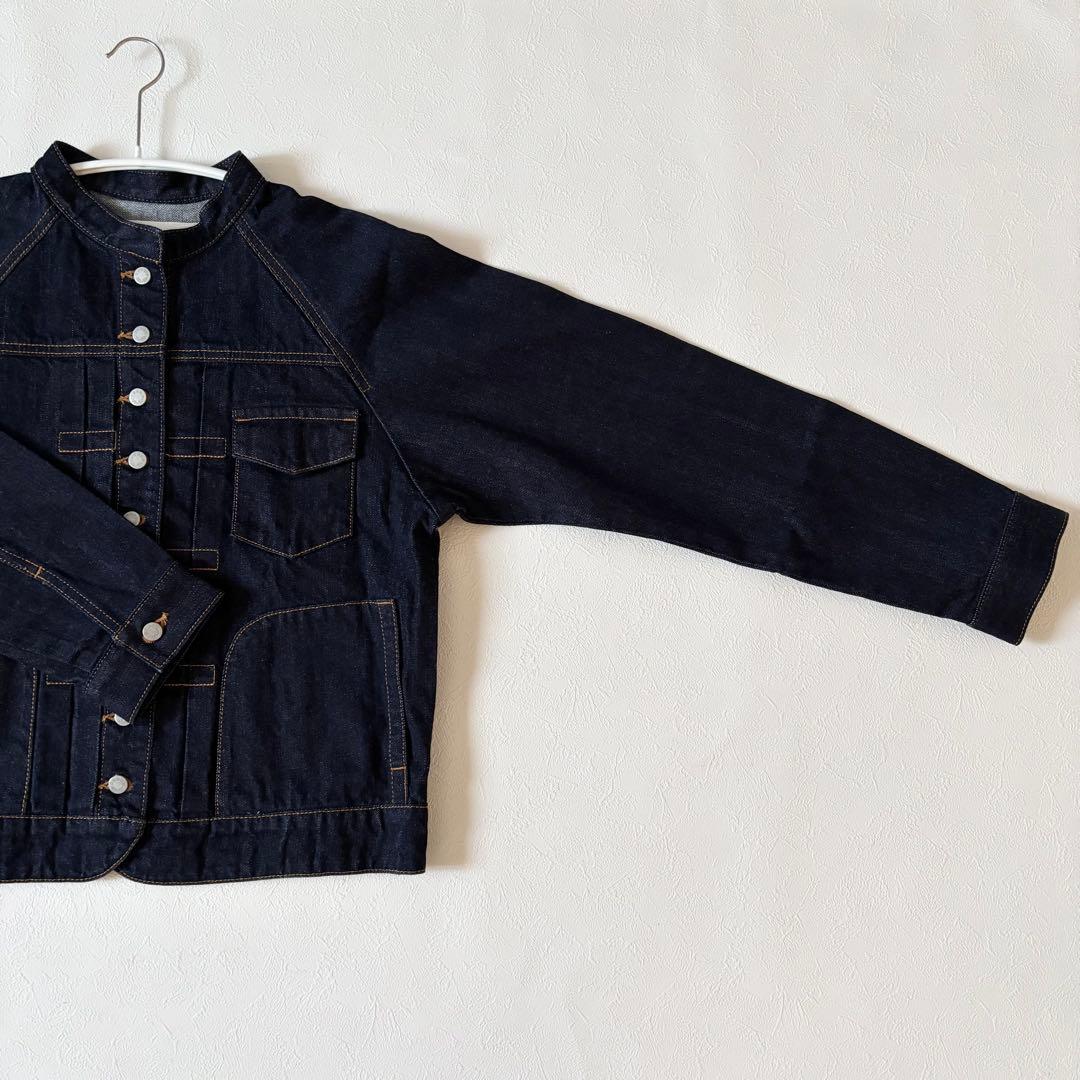 美品　si-si-si comfort BASIC DENIM JACKET