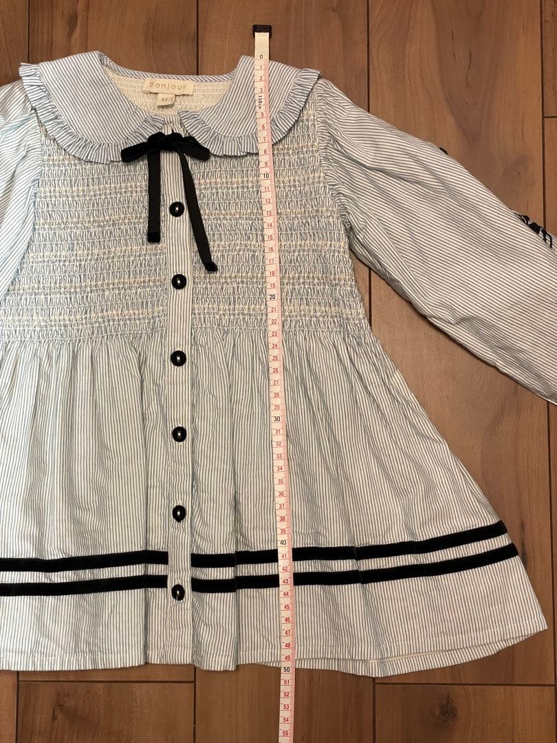 美品　bonjour diary ボンジュールダイアリー　ワンピース　4y