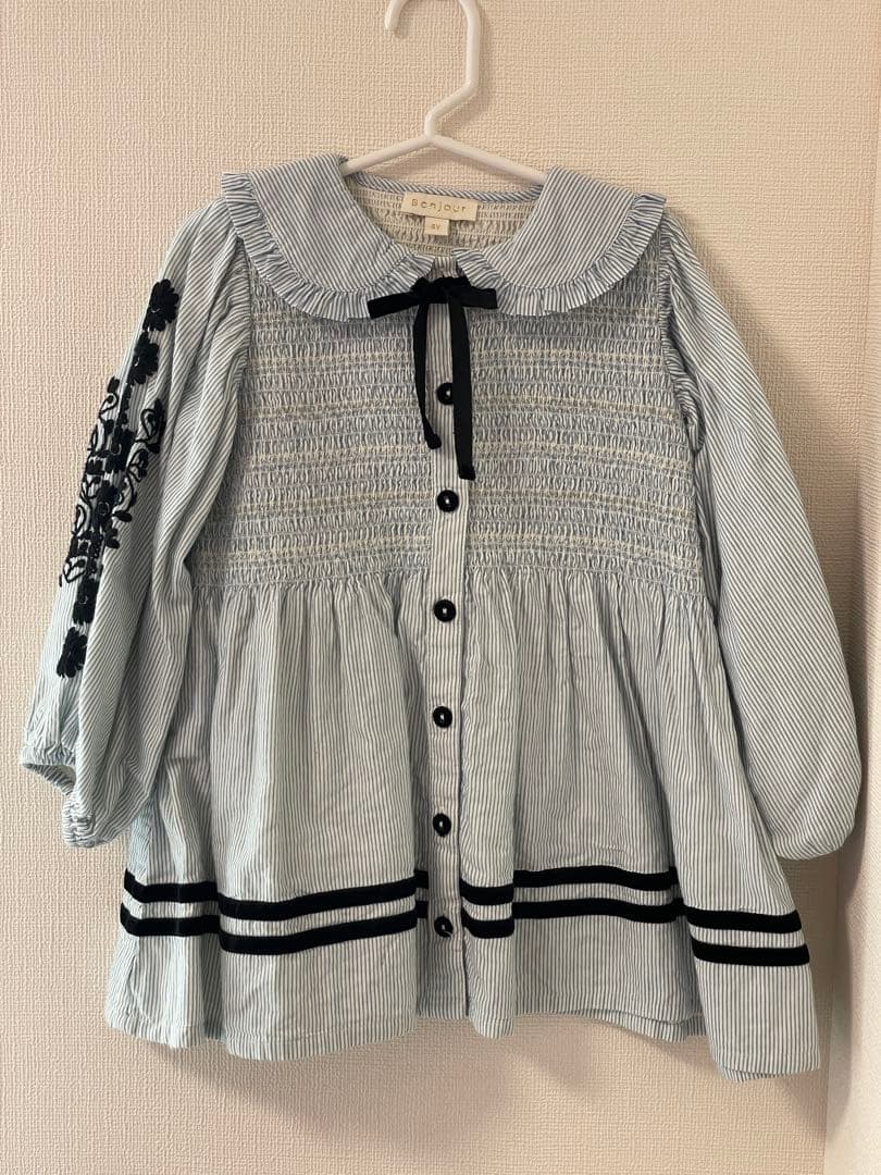 美品　bonjour diary ボンジュールダイアリー　ワンピース　4y