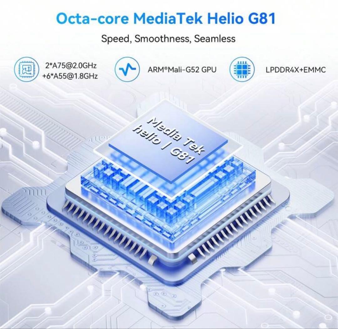 Blackview COLOR6 24GB(8+16)RAM128GB 黒 本体