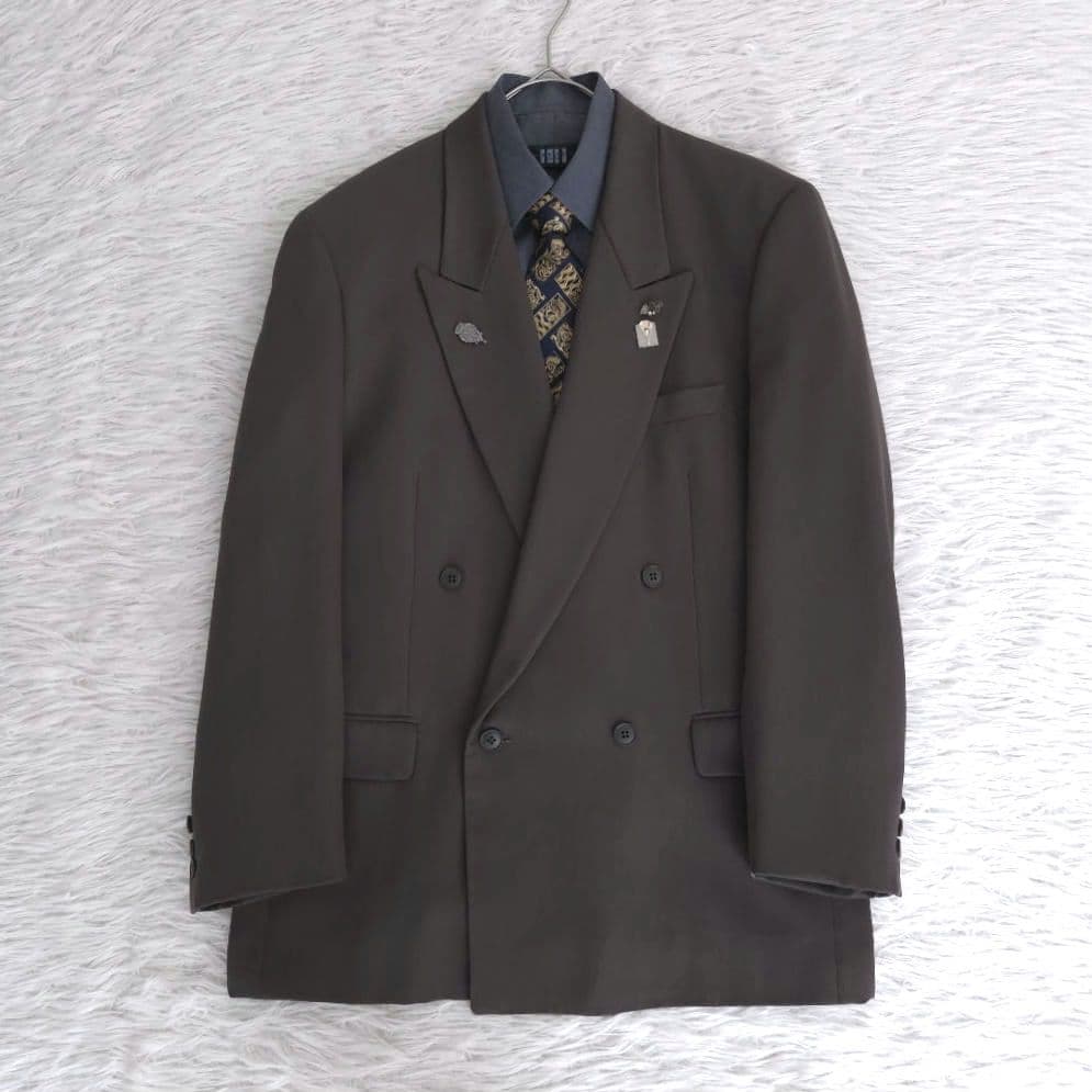 80s-90s スーツ ダブル セットアップ 成人式 卒業式 ヴィンテージ
