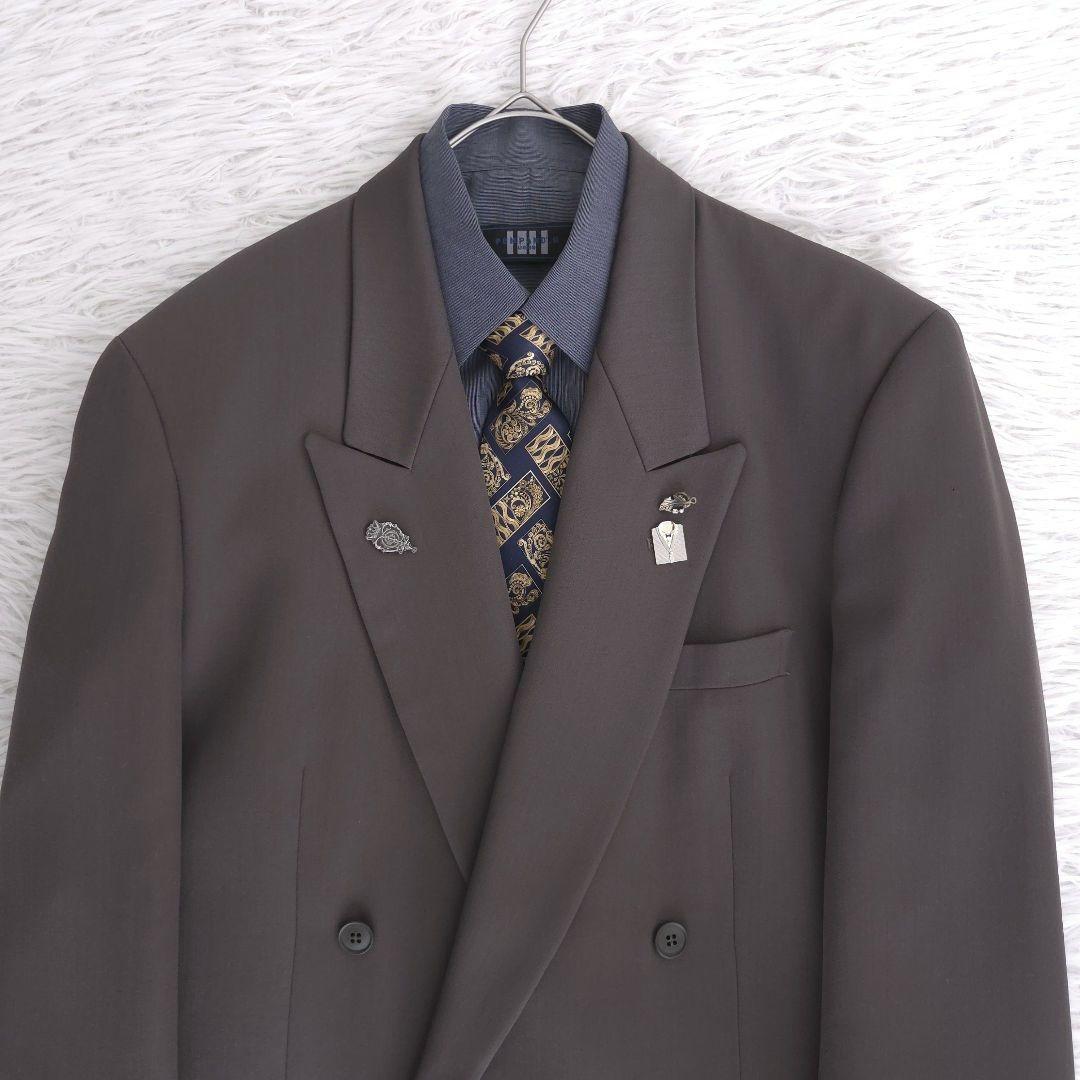 80s-90s スーツ ダブル セットアップ 成人式 卒業式 ヴィンテージ