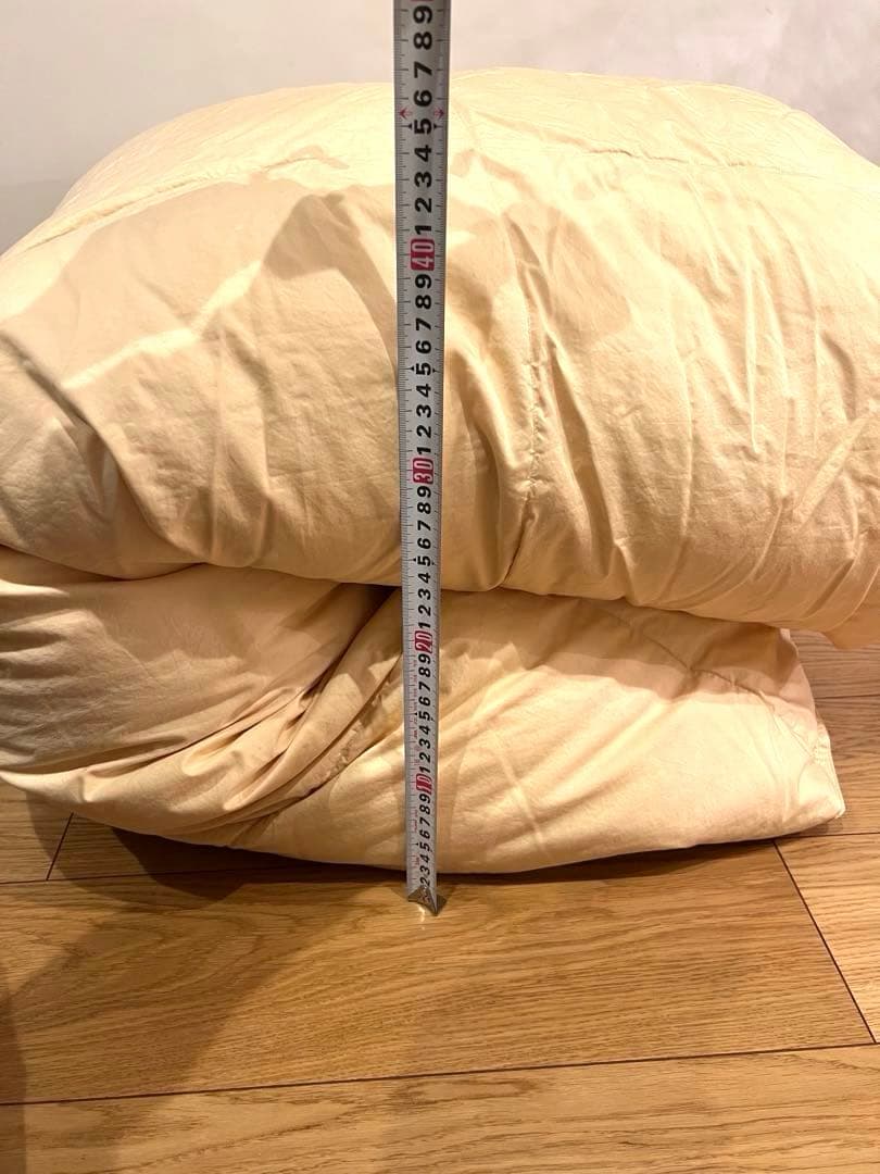 ポーランド産 ダウン90% 2枚合わせ ＋羽毛工房リフォーム品　合計2セット