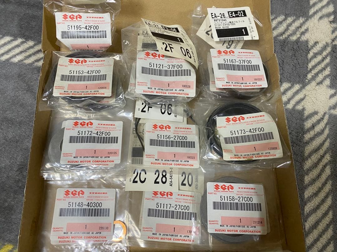 スズキ GSX1400フロントサスペンション 部品セット