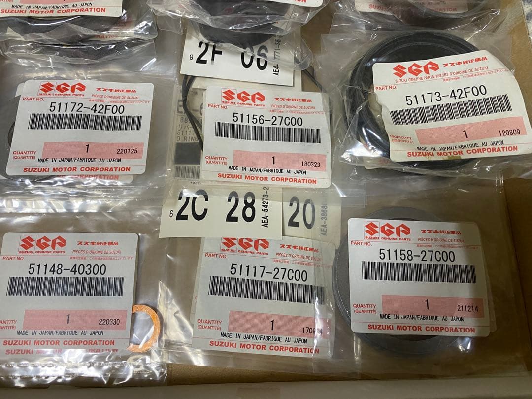 スズキ GSX1400フロントサスペンション 部品セット