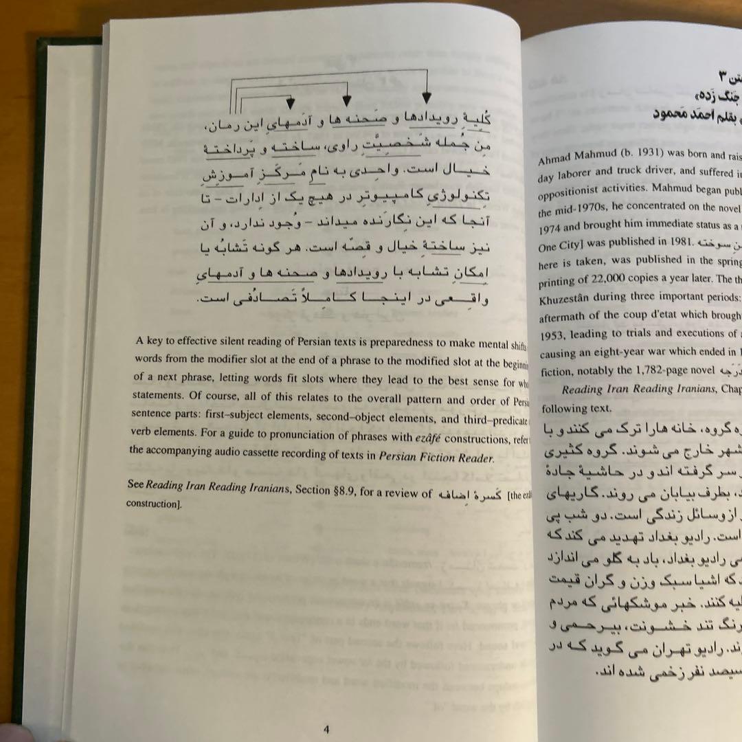 Persian Fiction Reader ペルシャ語小説リーダー 　新品