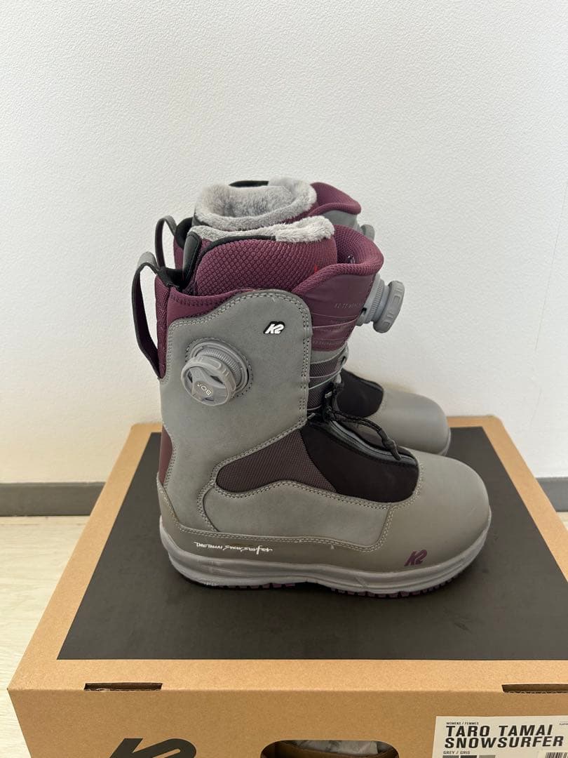 使用わずか　美品　K2 TTスノーボードブーツ　TARO TAMAI 23.0