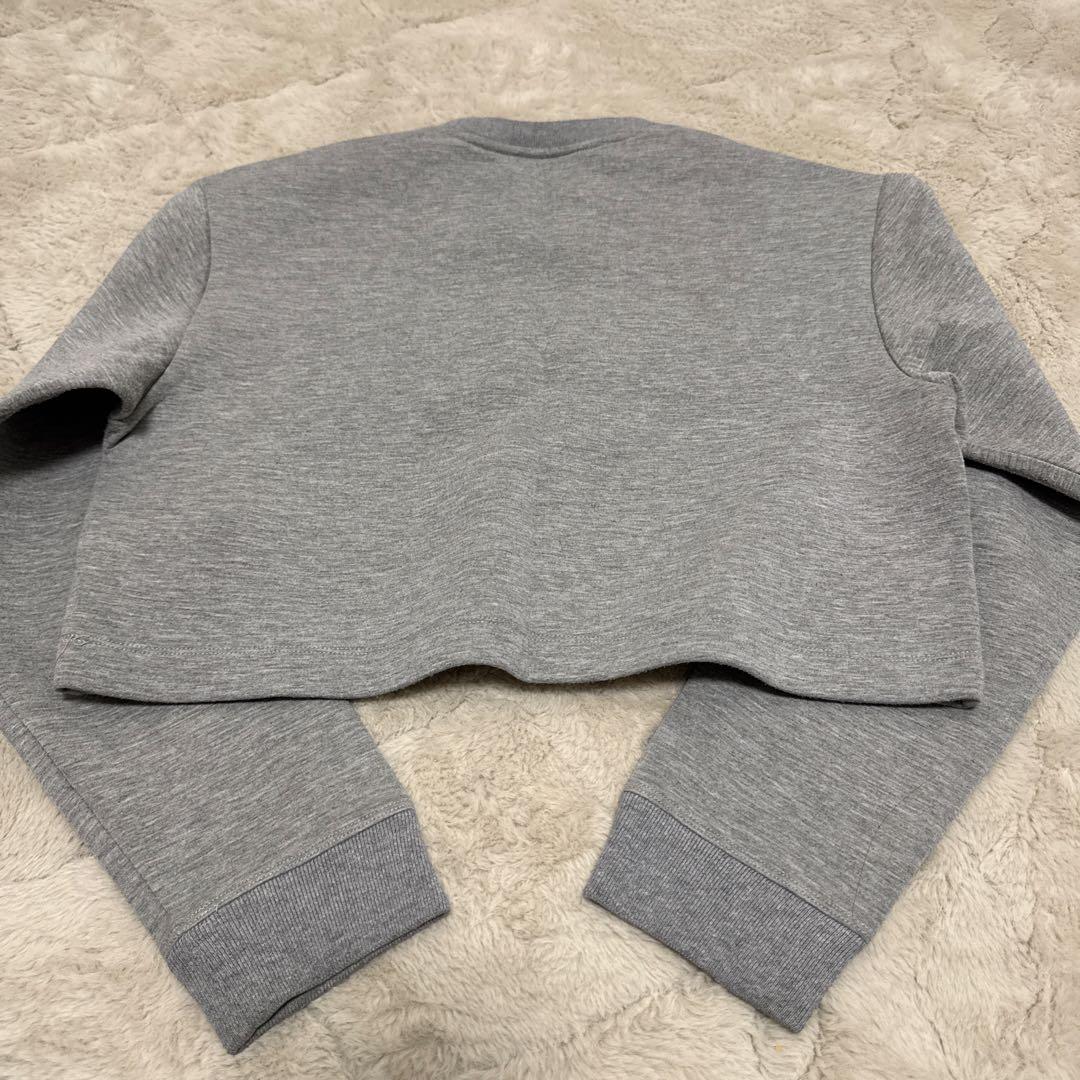 ALEXANDER WANG グレー クロップドスウェット