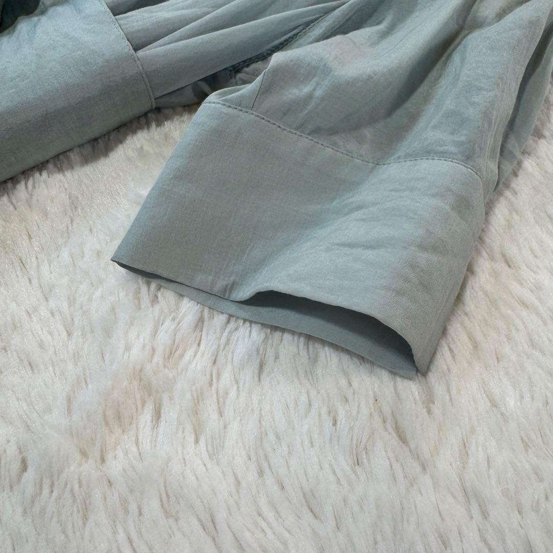 美品 ANAYI 淡い グリーン ロングワンピース 現行 36 Sサイズ ベルト