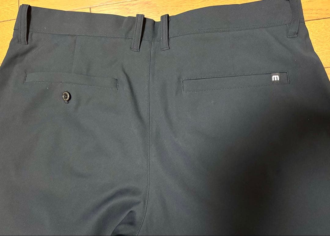 【1回のみ利用】 Travis Mathew メンズ ストレートパンツ2XL 黒