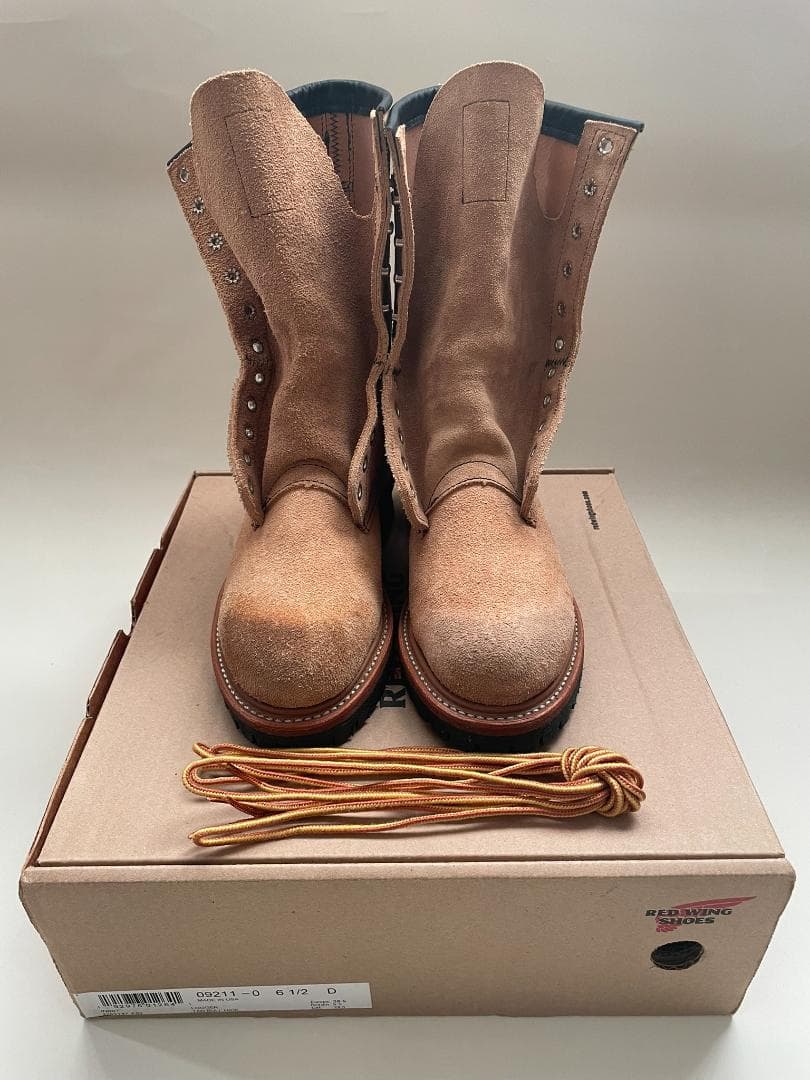 カ*ル様 RED WING (レッドウィング) 9211 9インチ ロガーブーツ