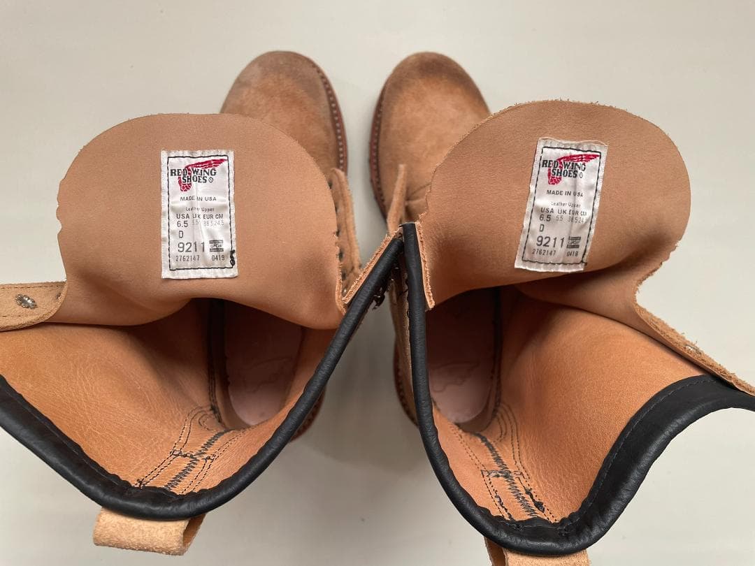 カ*ル様 RED WING (レッドウィング) 9211 9インチ ロガーブーツ