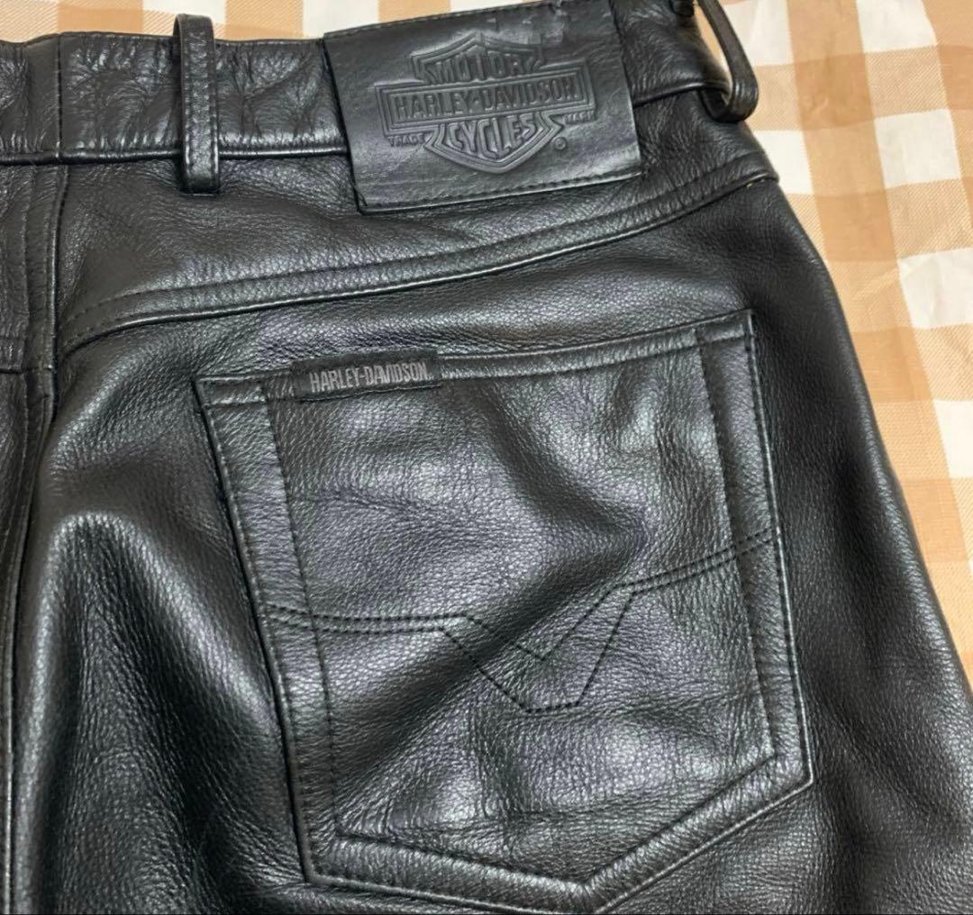 Harley-Davidson ブラックレザー 32
