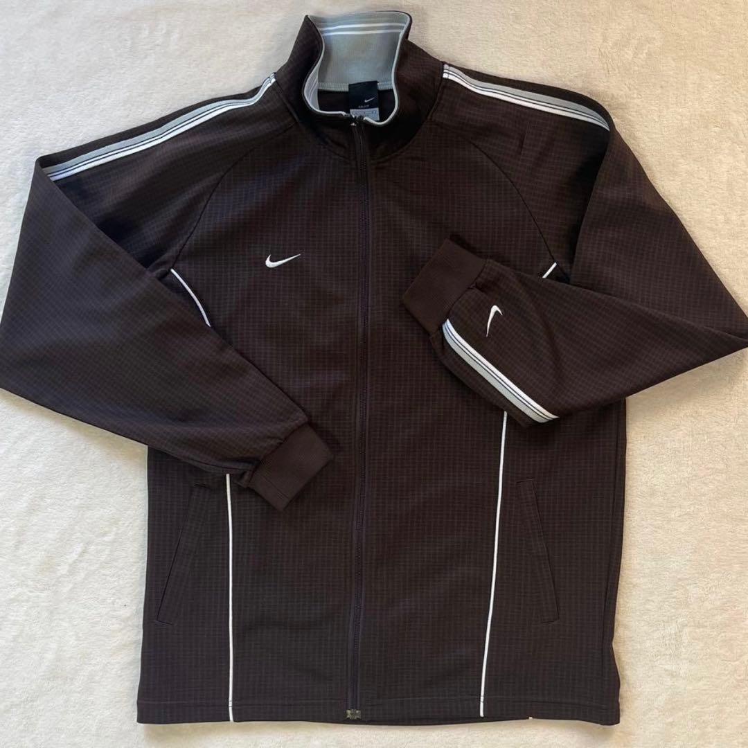 【希少】00s Nike ナイキ ジャージ セットアップ ブラウン Lサイズ