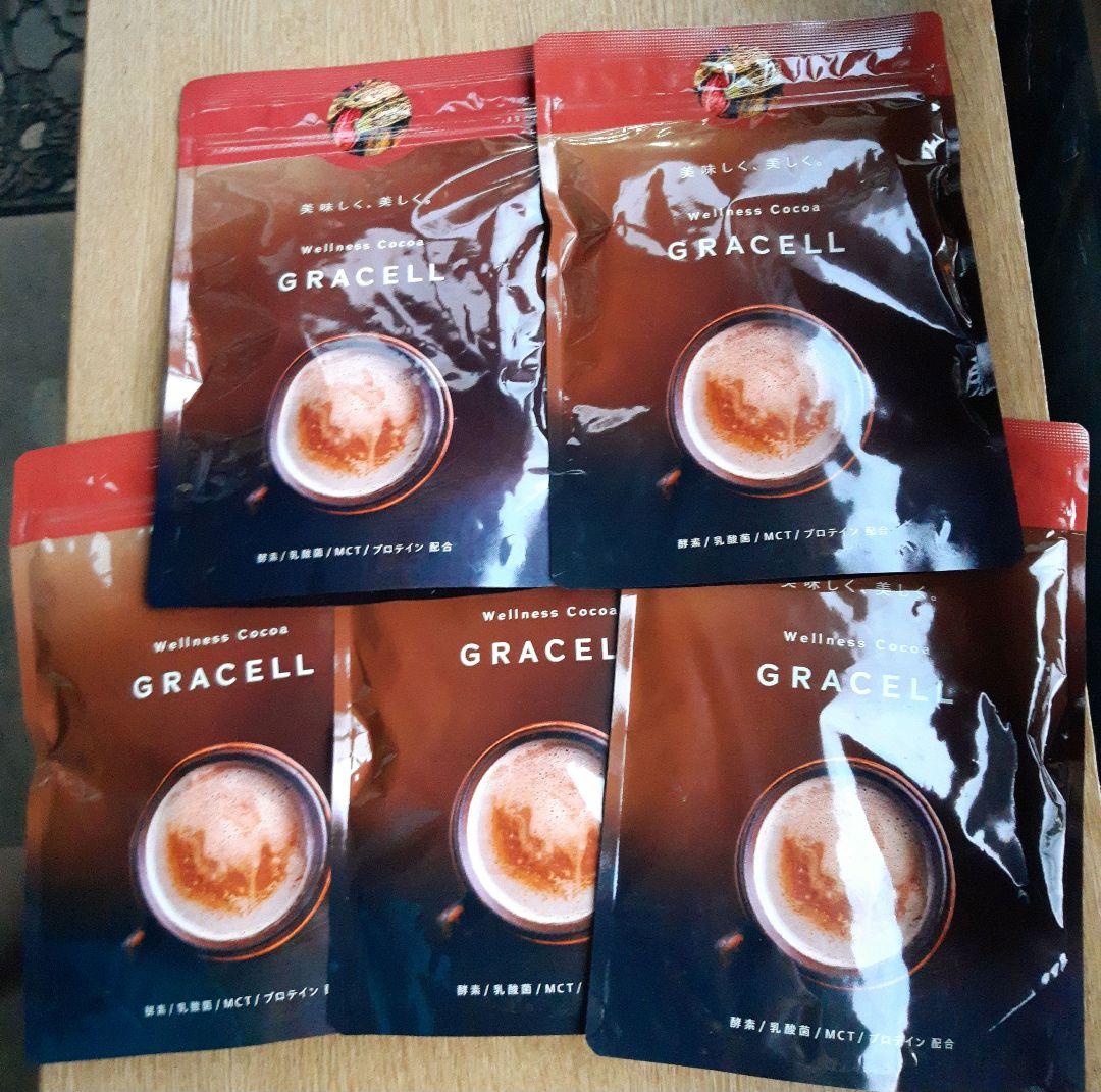 ダイエットココア GRACELL 5袋　超お得セット/酵素乳酸菌プロテイン