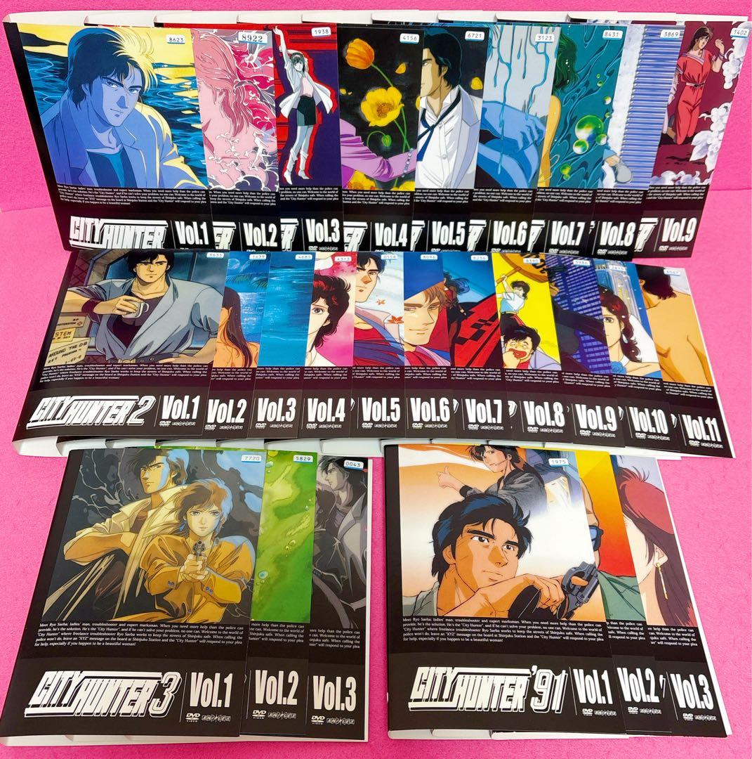 CITY HUNTER シティーハンター 1期～4期 DVD 全26巻 レンタル
