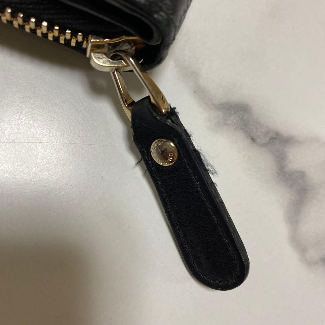 GUCCI ブラック GGパターン長財布
