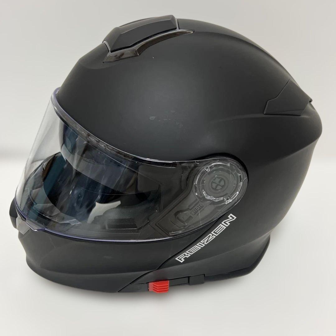 リード工業 REIZEN レイゼン システムヘルメット L マットブラック SG