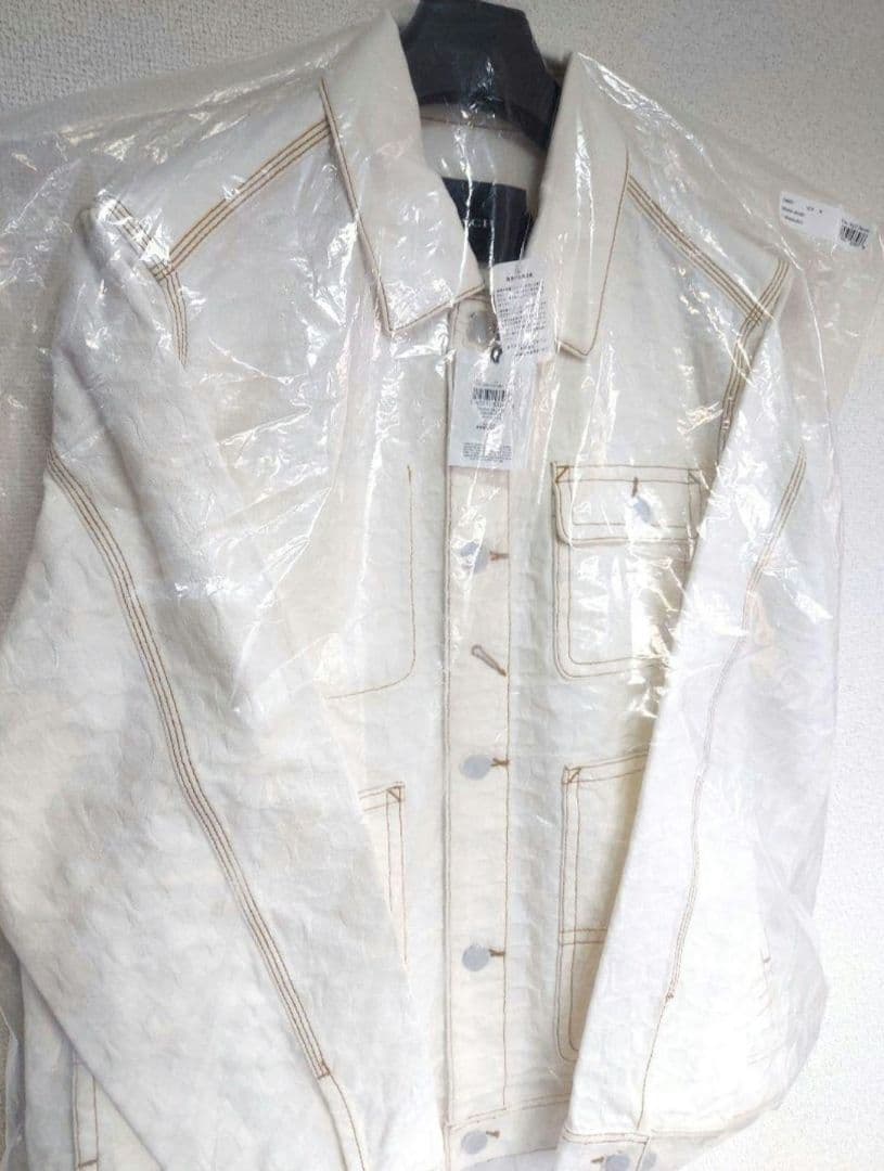 新品！COACH　シグネチャー　ホワイトデニムジャケット　M(US)L-XL相当