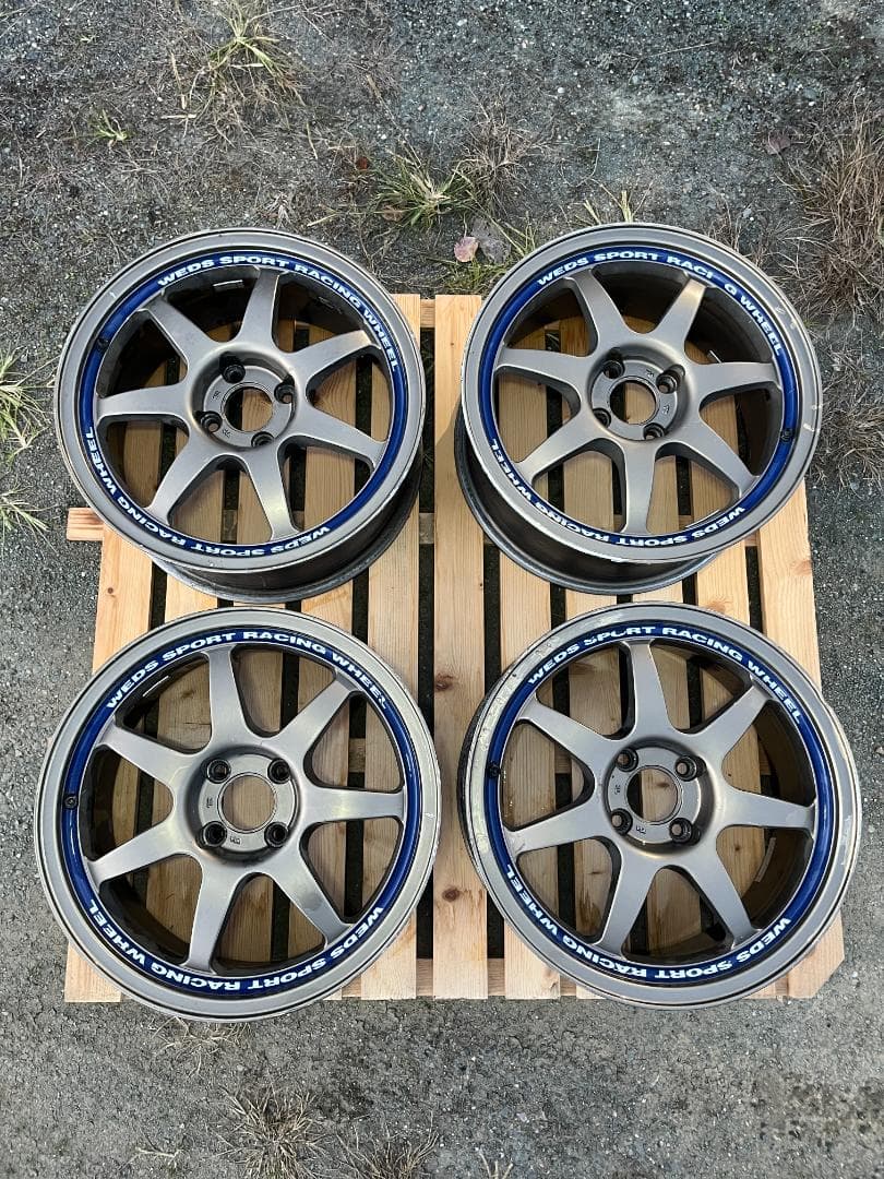 送料込 16インチ 7j 100-4H +36 ウェッズスポーツ SA90 4本