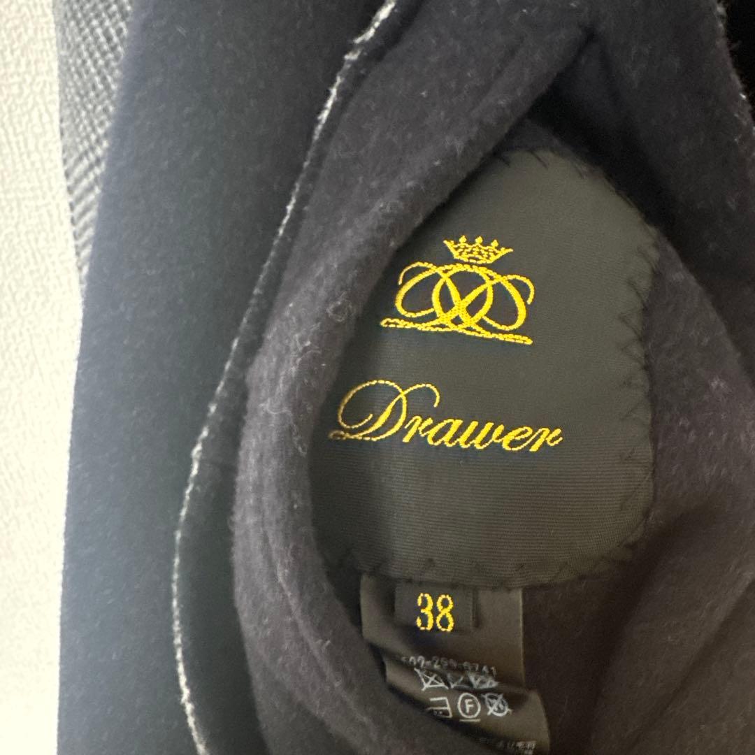 こーち　Drawer ケープコート　ポンチョ　グレンチェック