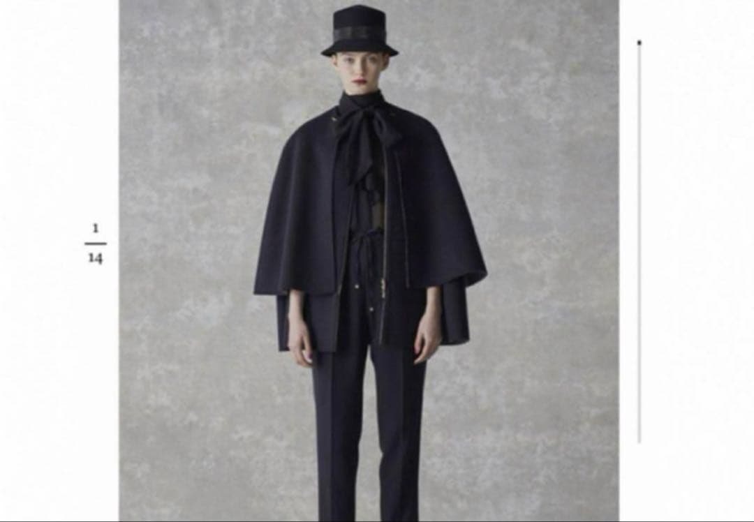 こーち　Drawer ケープコート　ポンチョ　グレンチェック