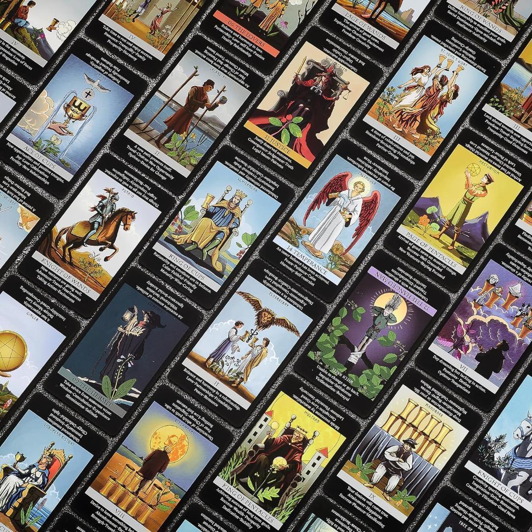 【正規品タロットカード】初心者にもおすすめキーワード付✨植物をテーマにしたデッキ
