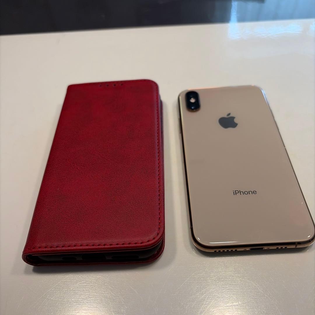 【美品】完動品 iPhoneXs ゴールド 256GB オマケ付き！