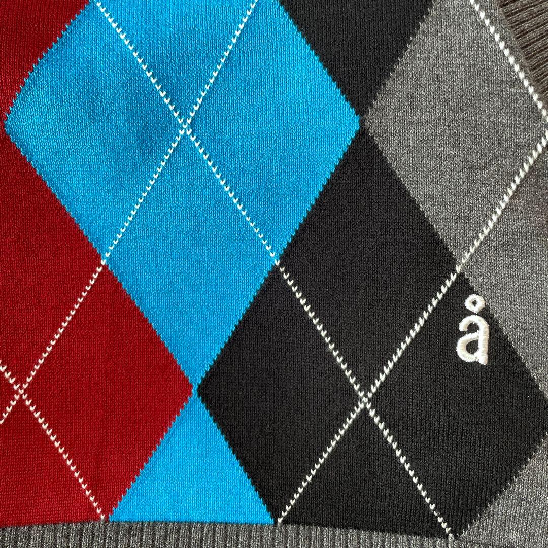 ミンク★ ナゴンスタンス spring argyle vest ベスト