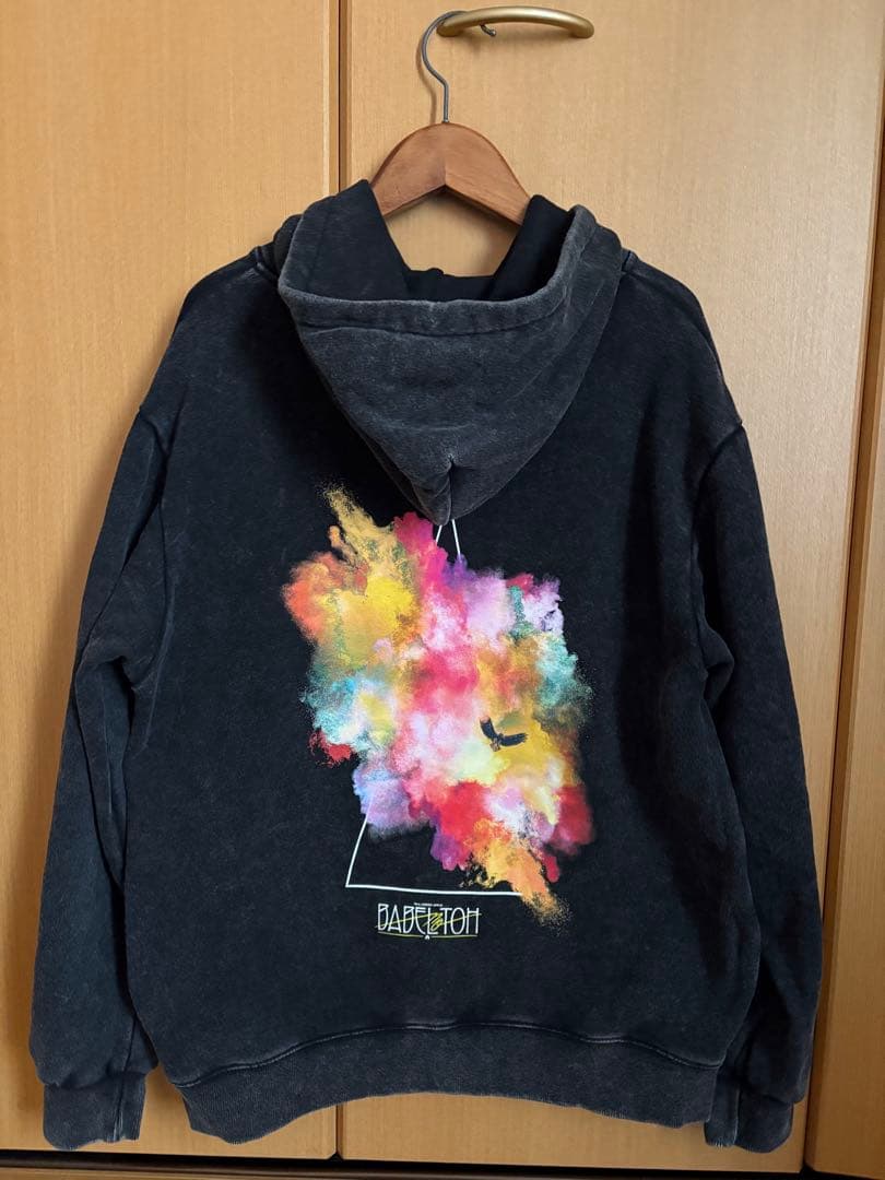 Mrs. GREEN APPLE フーディ ダークグレー