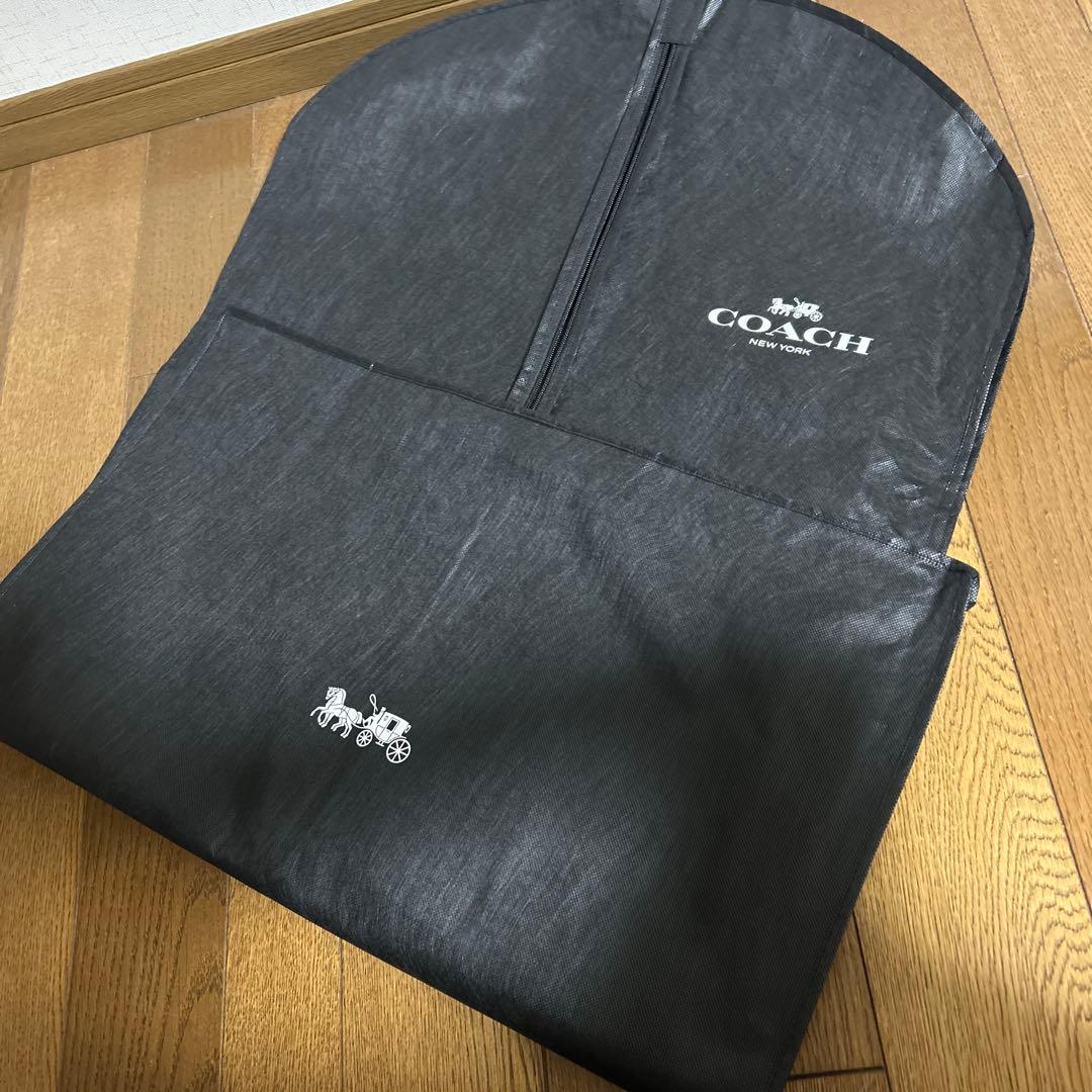 新品タグ付　コーチ　トレンチコート　ロングコート　　ネイビー　M