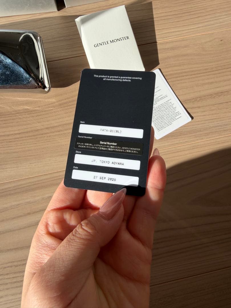 GENTLE MONSTER Fata 01(BL) サングラス　ブルーグラス