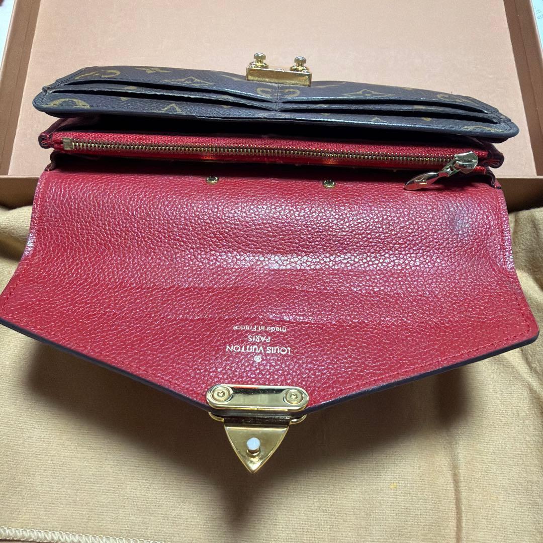 Louis Vuitton 長財布　レッド