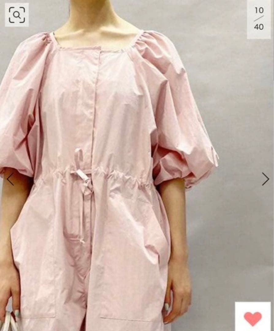 週末SALE❗️editforlulu ピンク タフタオールインワン