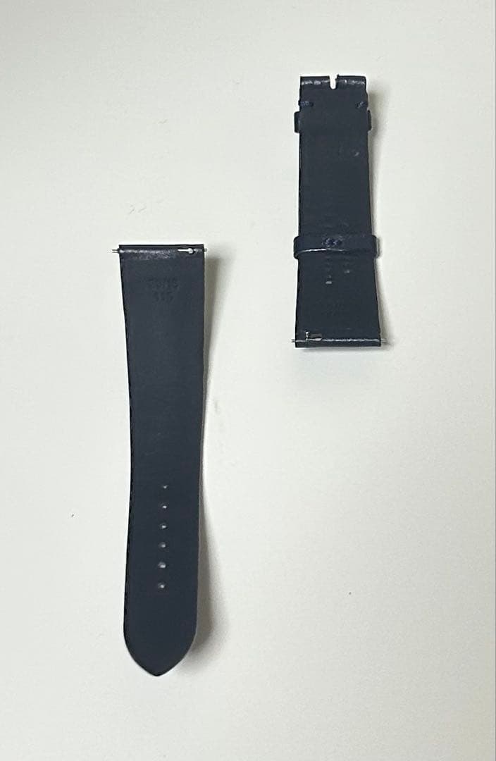 カミーユフォルネ 腕時計ベルト カーフ ネイビー 20/16