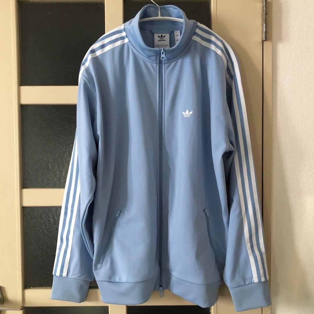 SサイズSNIDELスナイデルadidasトラックジャケットベッケンバウアー水色
