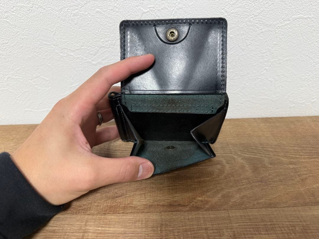 Rotar ローター　二つ折りショートウォレット　マネークリップ