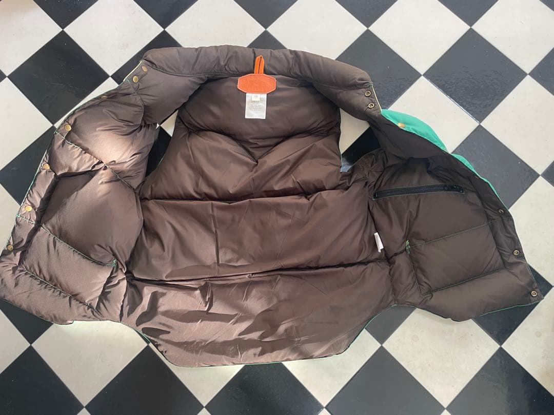 beams別注　ロッキーマウンテン　ダウンベスト　サイズ38 グリーン