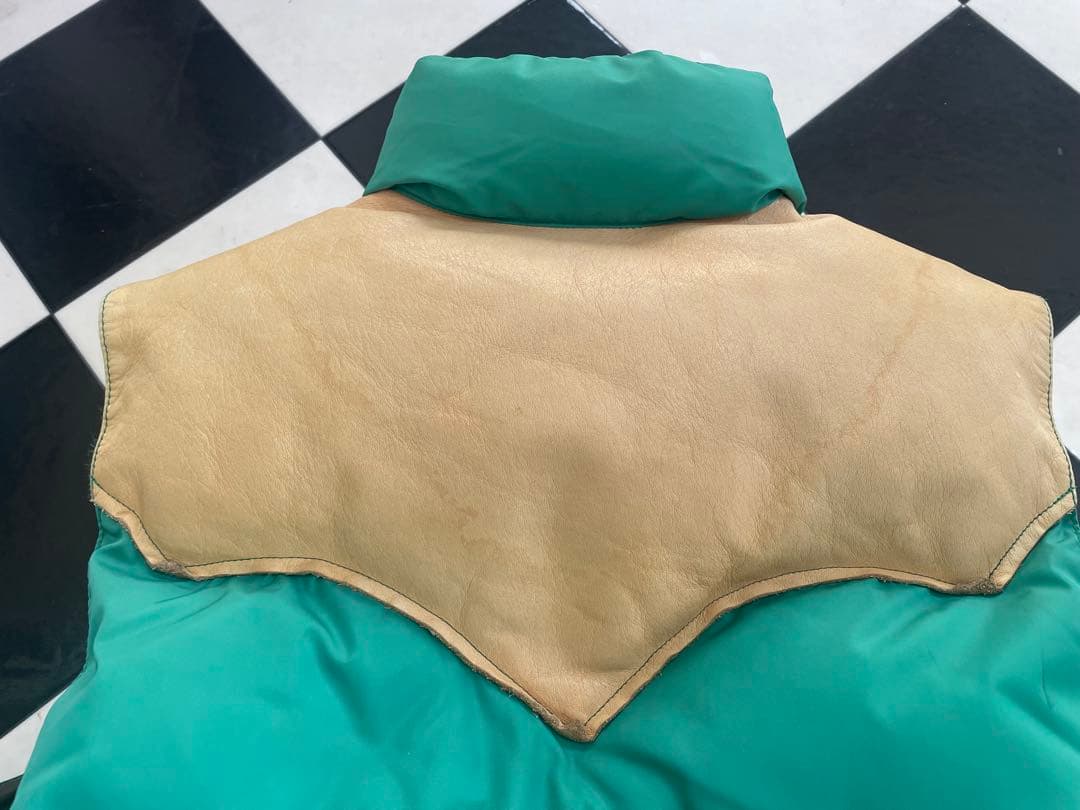 beams別注　ロッキーマウンテン　ダウンベスト　サイズ38 グリーン