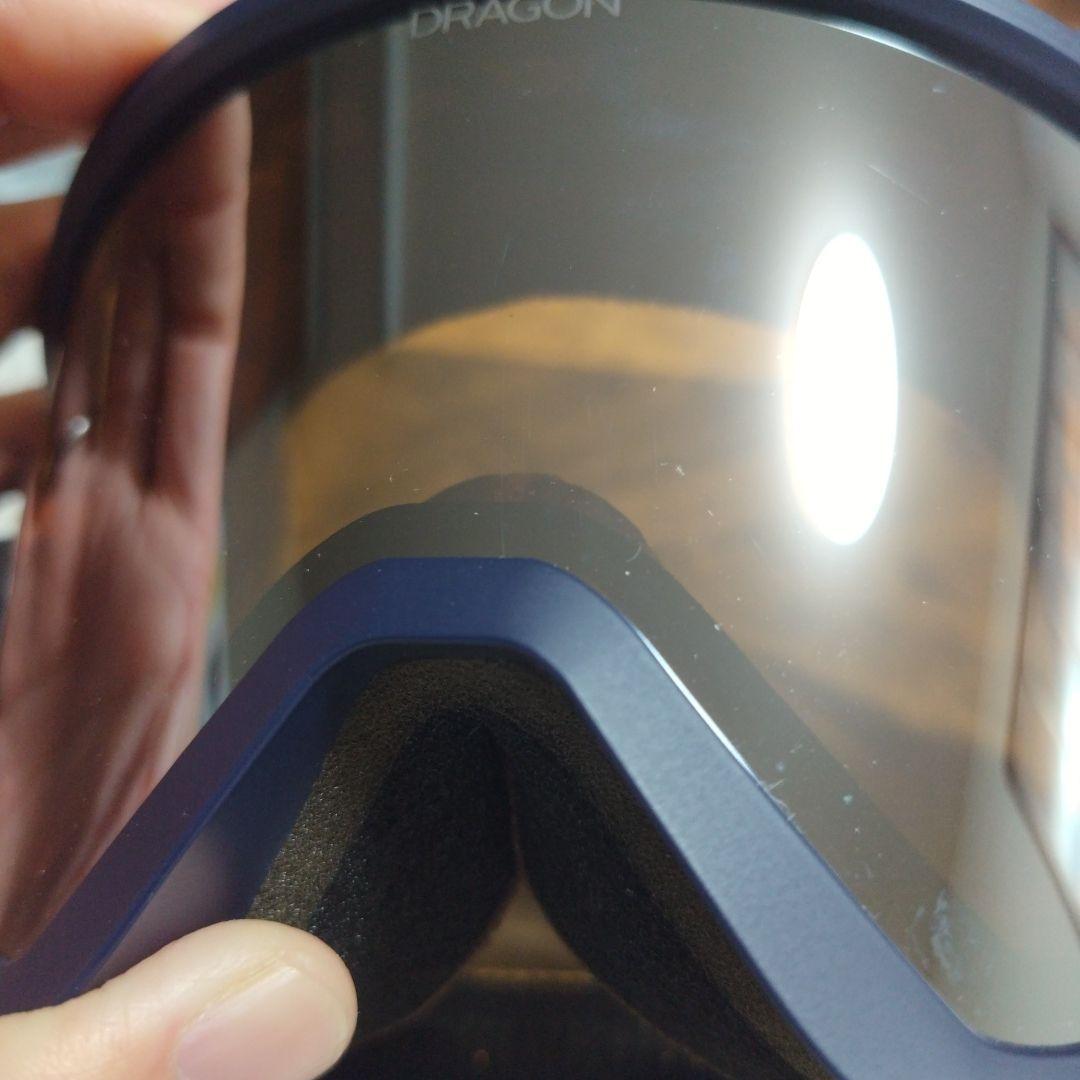 ネイビーブルー ミラーゴーグル