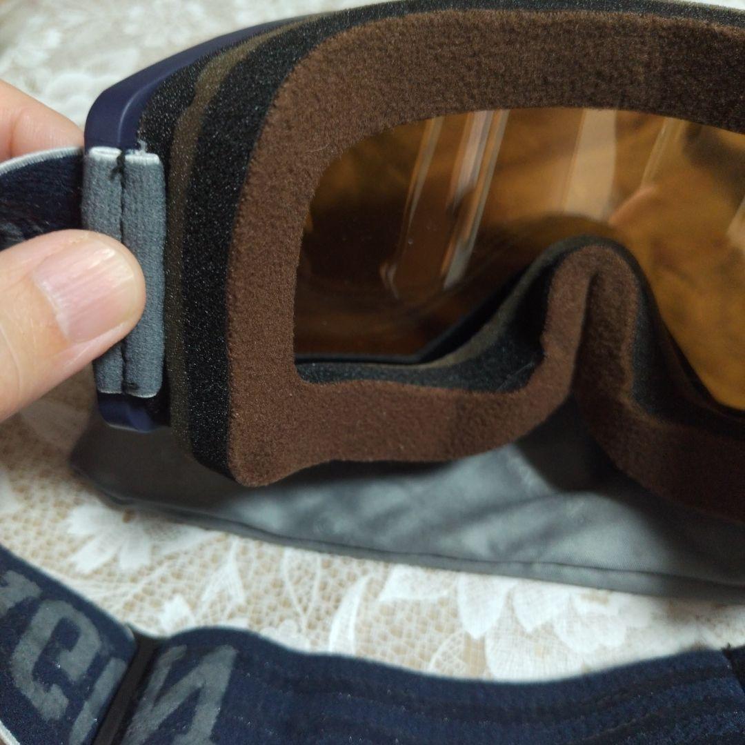 ネイビーブルー ミラーゴーグル