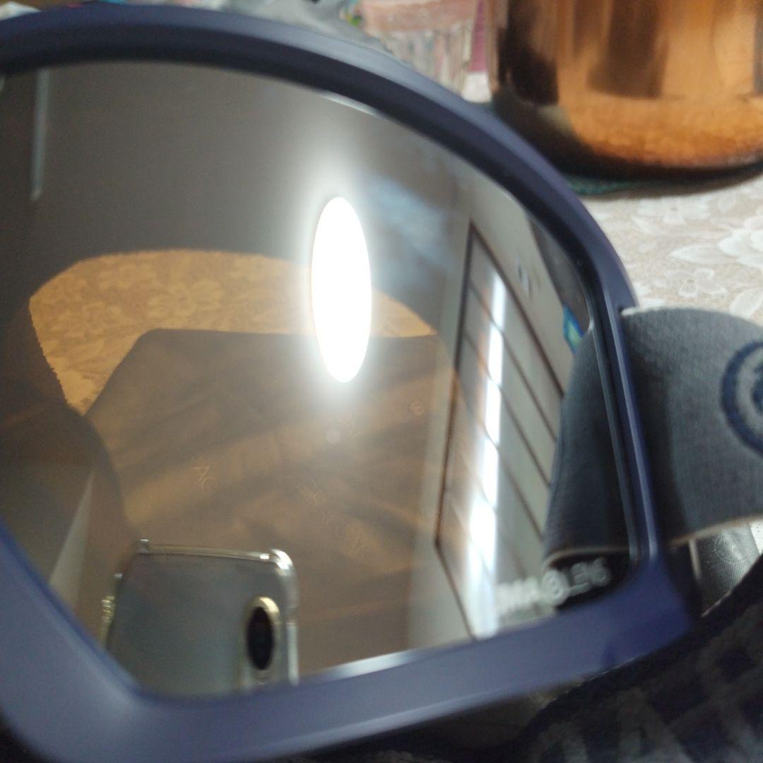 ネイビーブルー ミラーゴーグル