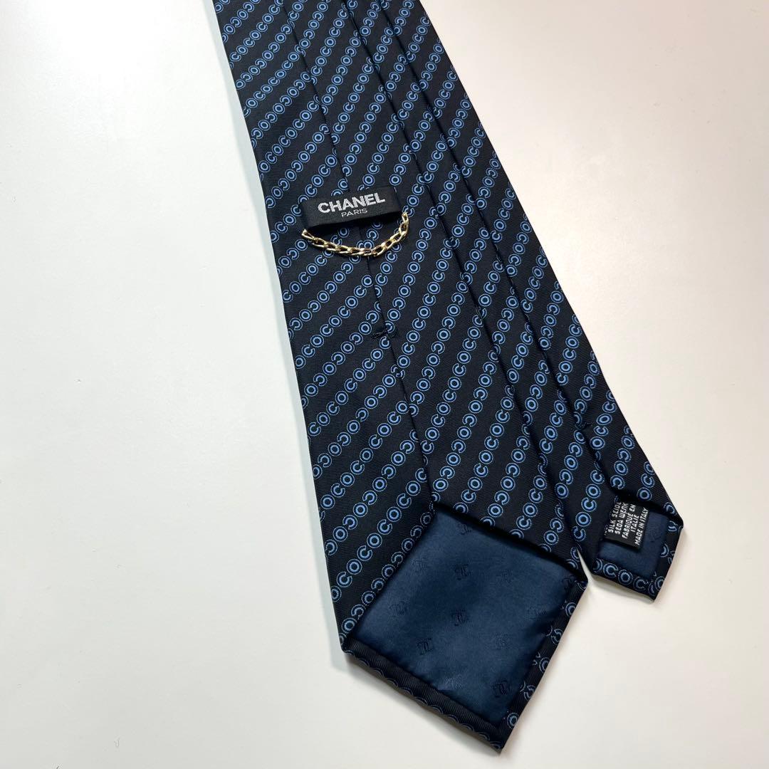 希少✨極美品✨ CHANEL シャネル　ネクタイ　COCO 高級シルク