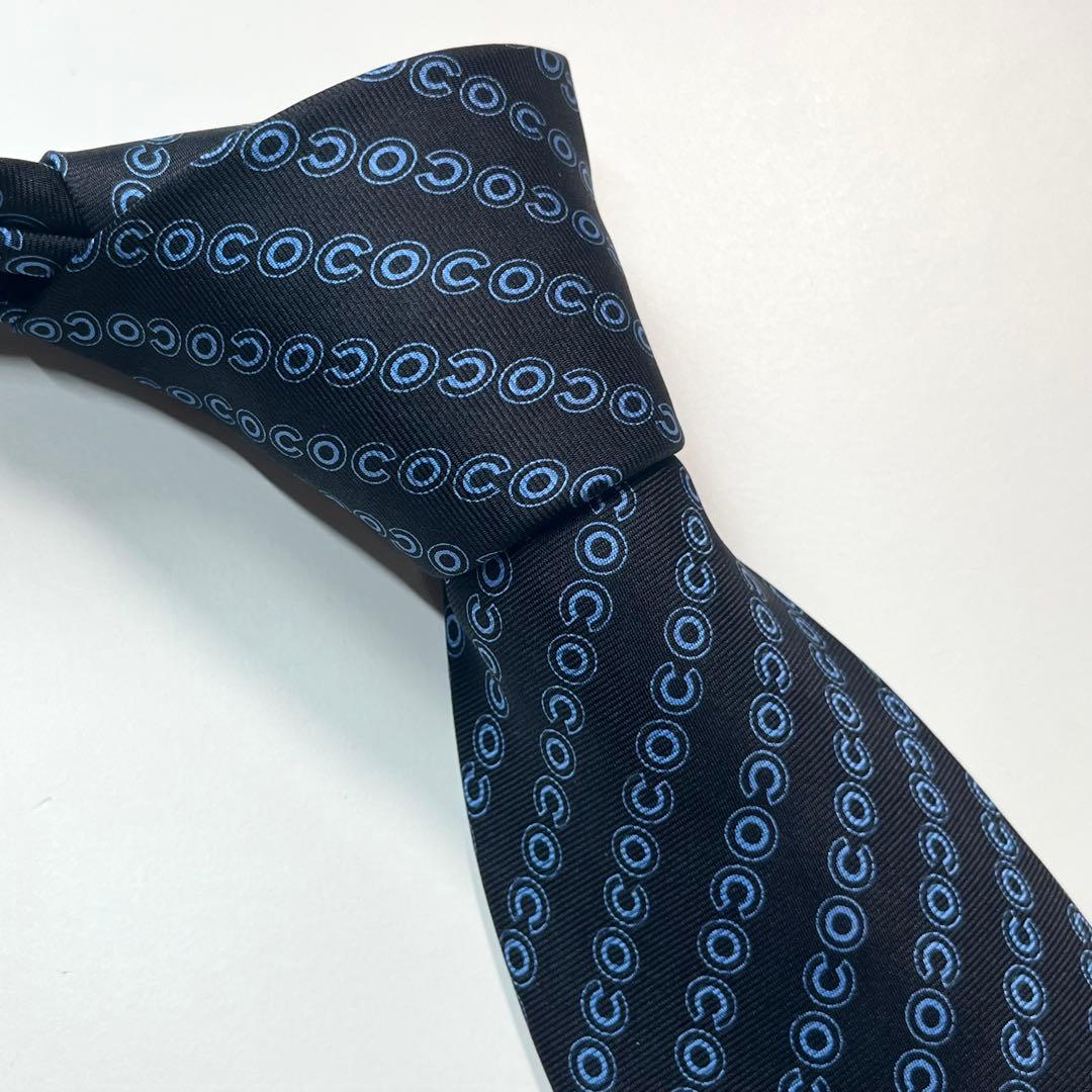 希少✨極美品✨ CHANEL シャネル　ネクタイ　COCO 高級シルク