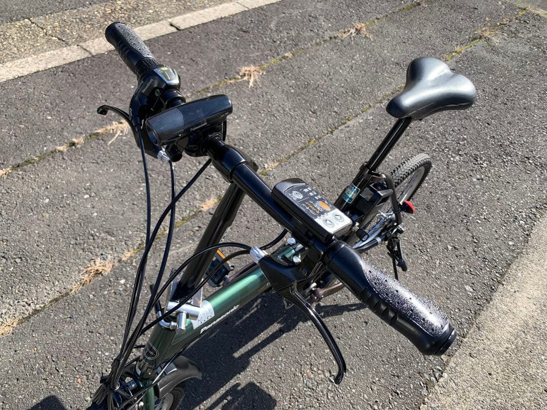 【動作確認済】送料無料Panasonic折り畳み電動アシスト自転車OffTime