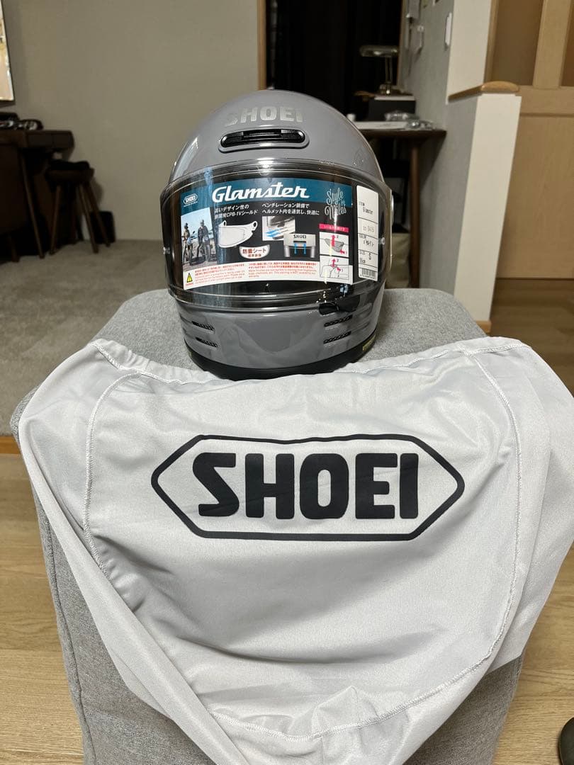 SHOEI Glamster バサルトグレー／Sサイズ55cm【新品・未使用】