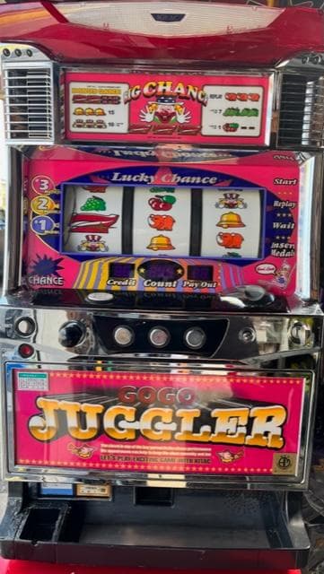 パチスロ実機ゴーゴージャグラーKK　不要機ボリューム調整付