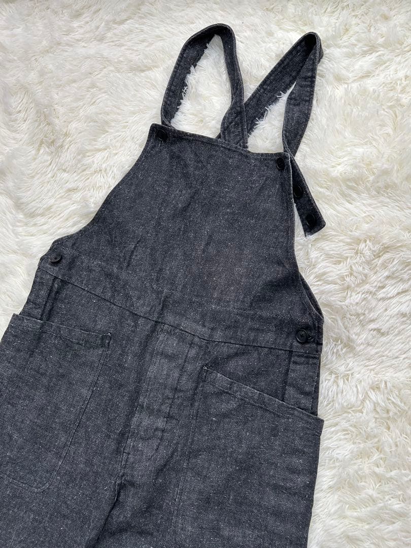 【美品】YAECA WRITE オーバーオール　Mサイズ　リネン混
